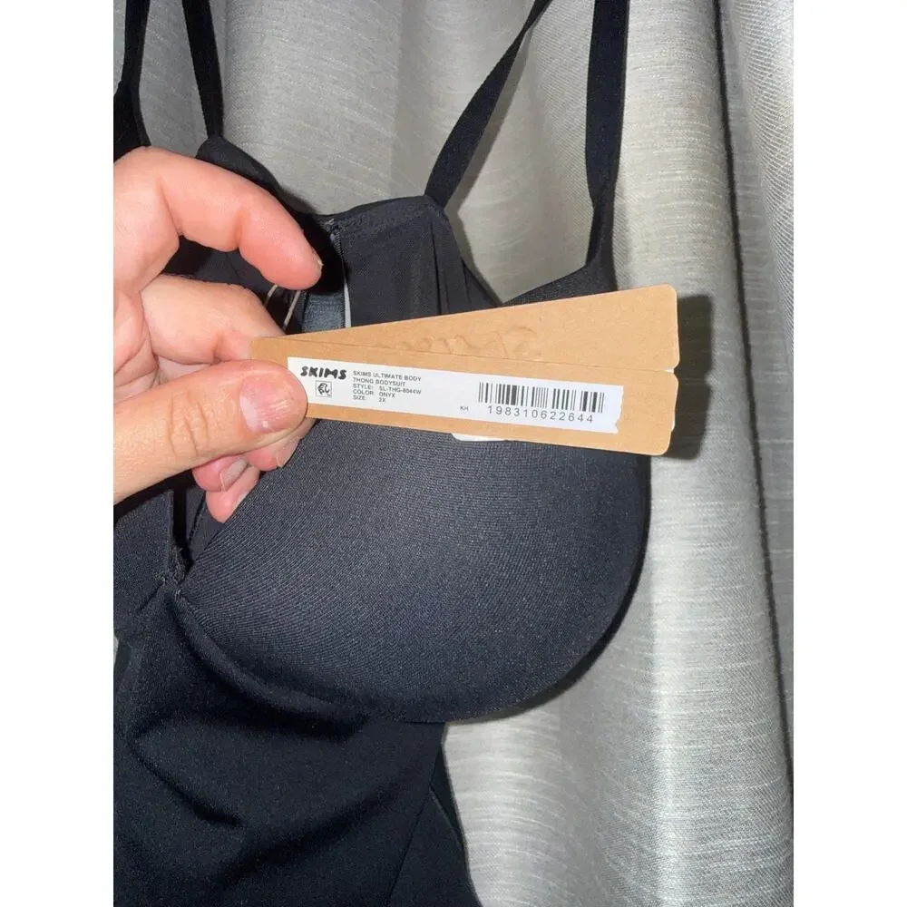 SKIMS ultimte body thong bodysuit in onyx size 2xl - NEW